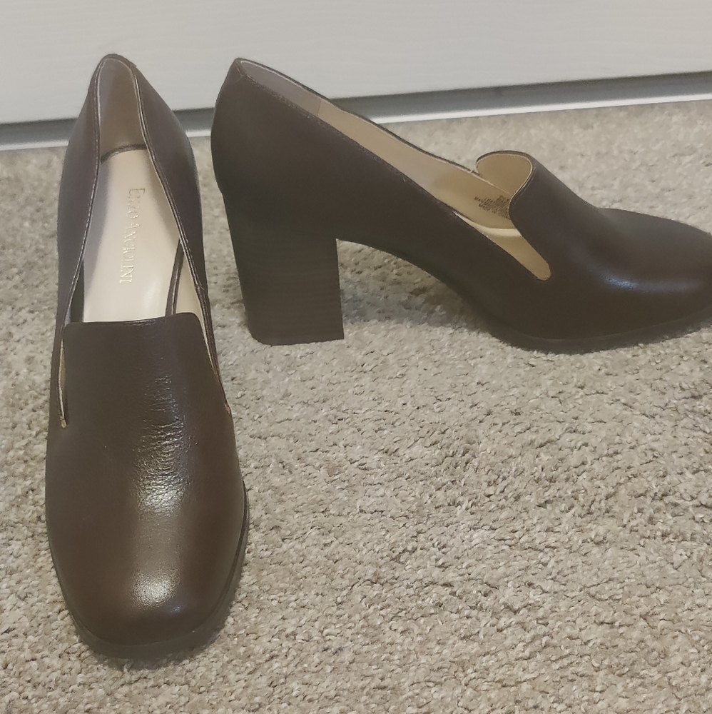 Dark brown heels